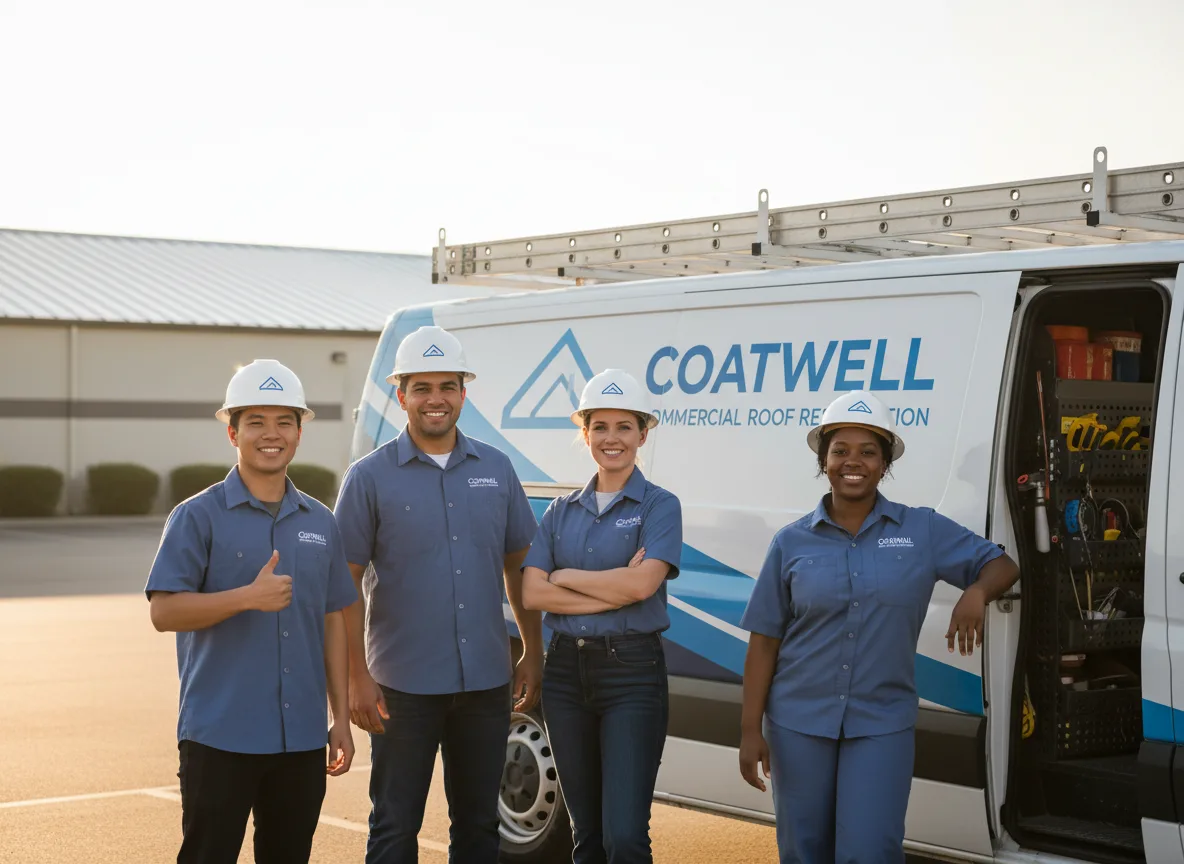 Commercial roof coating company in Lost Springs, KS